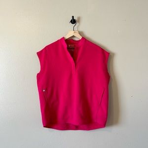 Figs Hot Pink Scrub Top